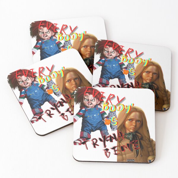 Item preview, M3GAN Vs Chucky-everybody's tryna be me designed and sold by zheworkstudio.