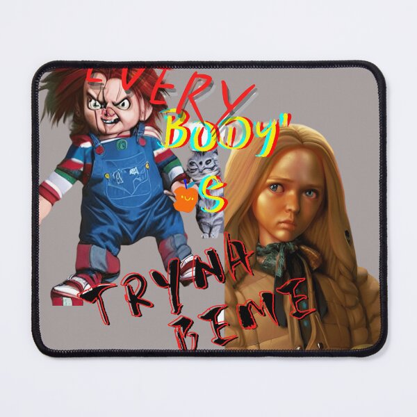 Item preview, M3GAN Vs Chucky-everybody's tryna be me designed and sold by zheworkstudio.