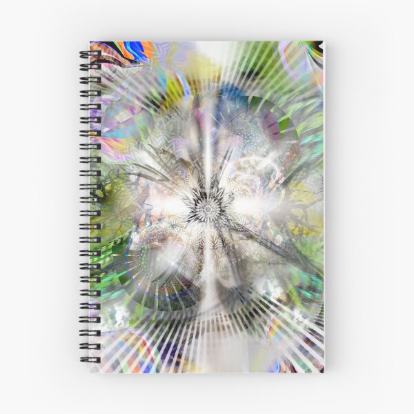 Item preview, Amazonia Ayahuasca fractal jungle acid matrix mandala digital art journey designed and sold by MisprintArt.