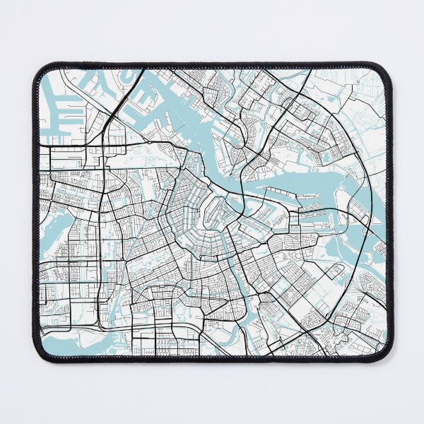 Item preview, Amsterdam City Map of Netherlands - Circle designed and sold by deMAP.