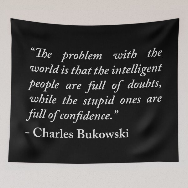 Item preview, Charles Bukowski Quote designed and sold by Texterns.