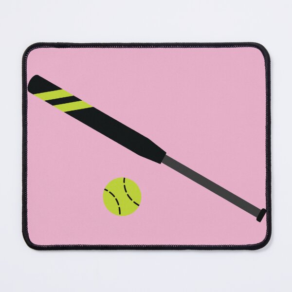 Item preview, Pink Softball and Softball Bat designed and sold by cmd-art.