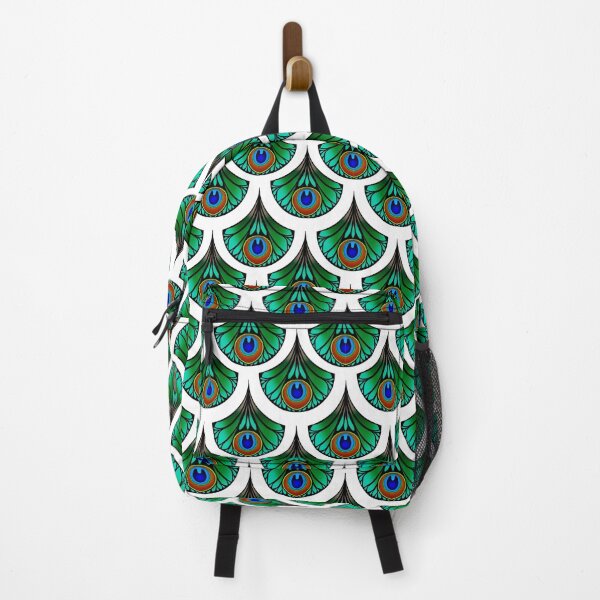 Item preview, Peacock Art Deco pattern designed and sold by Marissa’s Digital Illustrations.