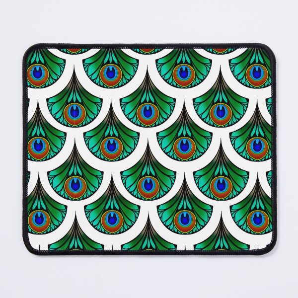 Item preview, Peacock Art Deco pattern designed and sold by Marissa’s Digital Illustrations.