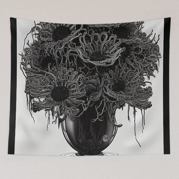 Item preview, Stringy Flower Bouquet Art designed and sold by MissFritz.