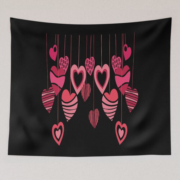 Item preview, Pink heart hanging decor, Wedding invitation designed and sold by endritlyubowc.