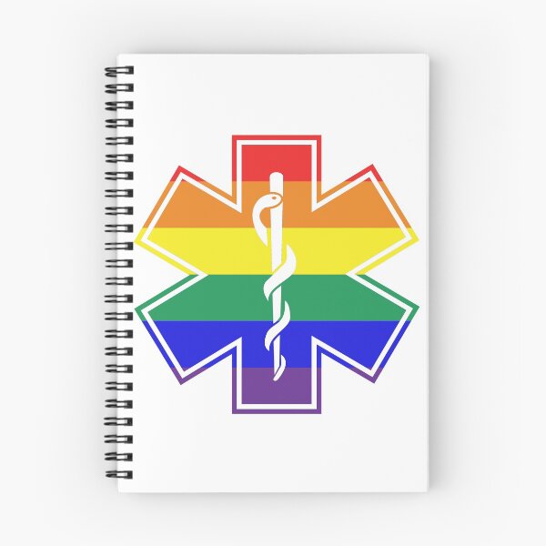 Item preview, Rainbow Flag Star Of Life EMT Paramedic designed and sold by qlobba.