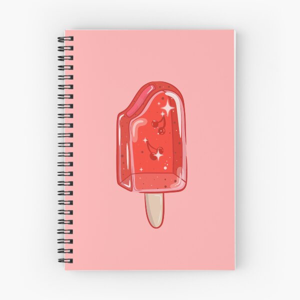 Item preview, Aesthetic Red Cherry Popsicle Art designed and sold by GraphicsByGabby.