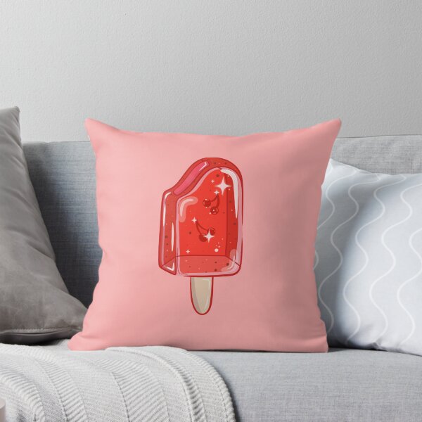 Item preview, Aesthetic Red Cherry Popsicle Art designed and sold by GraphicsByGabby.