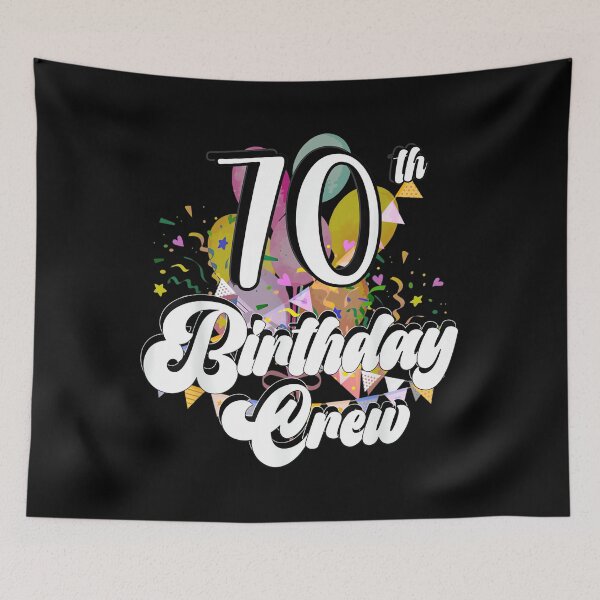Item preview, 70th Birthday Crew 70 Party Crew Group Friends BDay Gifts  designed and sold by hirokodongxup.