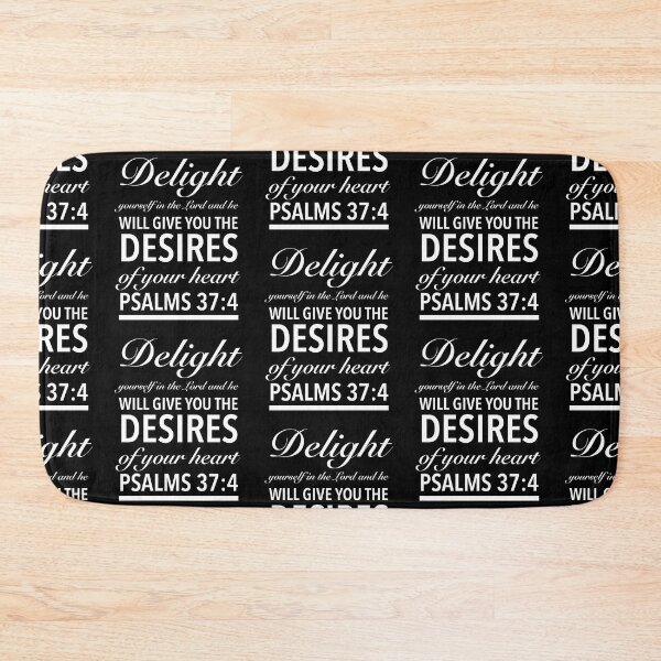 Item preview, Delight in The Lord Psalm 37:4 designed and sold by onlyscriptures.