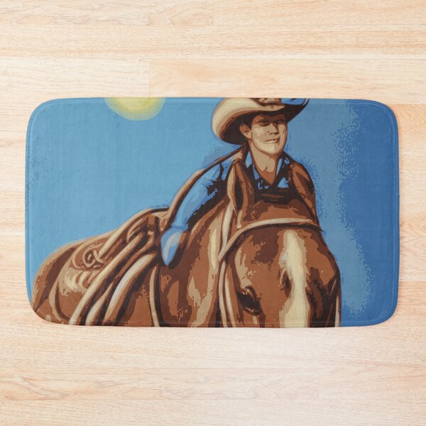Item preview, Cowboy and Horse in the Blues designed and sold by No1Equestrian.