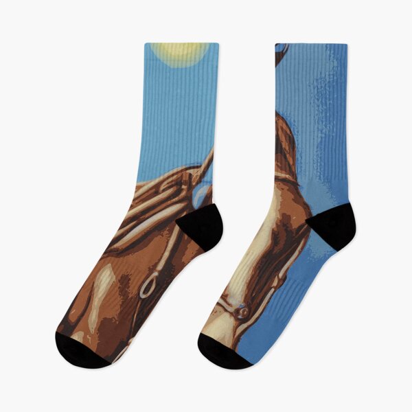 Item preview, Cowboy and Horse in the Blues designed and sold by No1Equestrian.