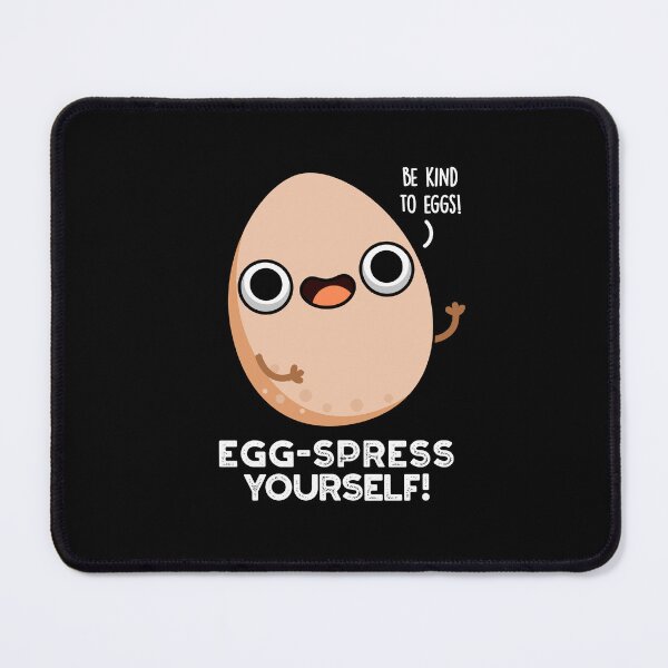 Item preview, Egg-spress Yourself Cute Eggs (Dark BG) designed and sold by punnybone.