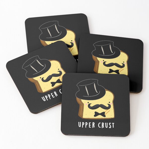Item preview, Upper Crust Funny Bread Puns (Dark BG) designed and sold by punnybone.