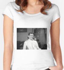 Jack Nicholson at the dentist publicity still from Little Shop of Horrors Women's Fitted Scoop T-Shirt