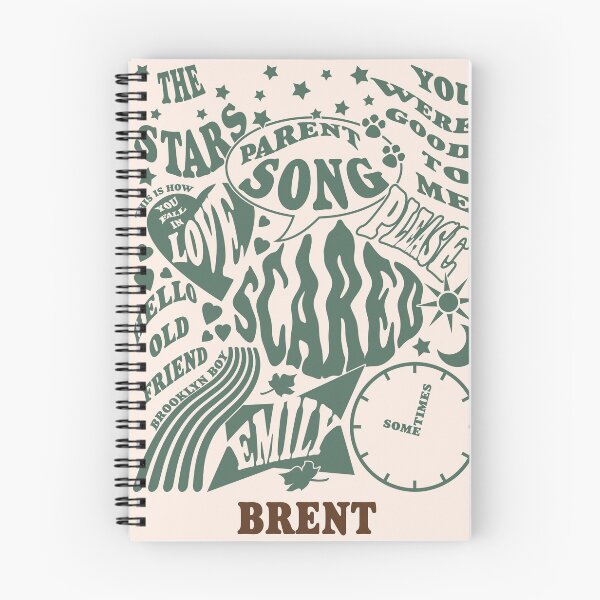 Item preview, Brent Poster (Tracklist) - Jeremy Zucker & Chelsea Cutler designed and sold by crossroadsts.