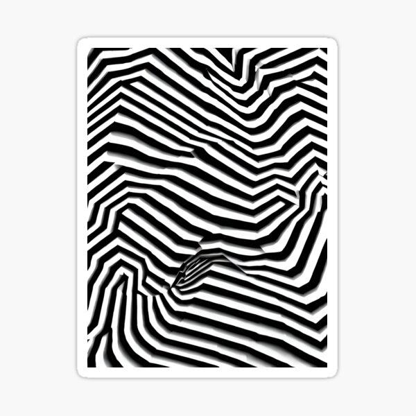Vista previa del artículo con la obra «Arte de la ilusión óptica», diseñado y vendido por Devin Farinsky.