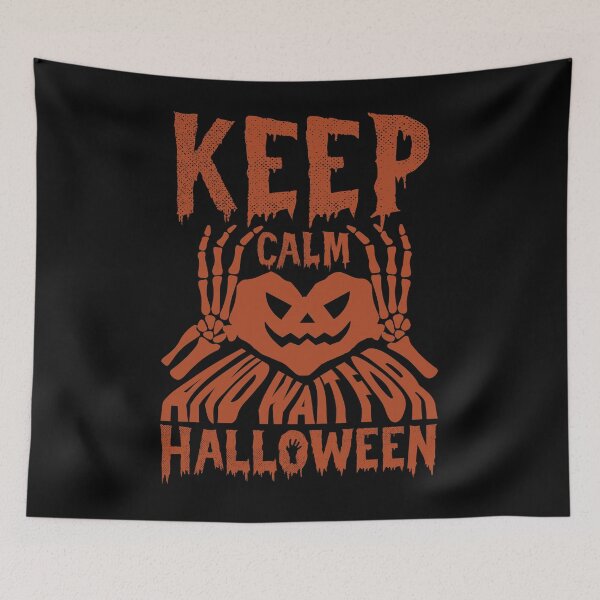 Item preview, Keep Calm and Wait for Halloween designed and sold by AdventArt.