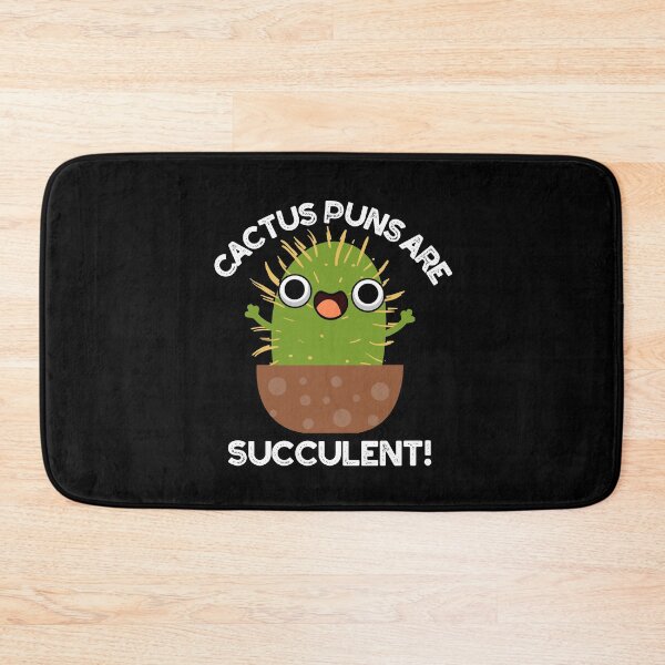 Item preview, Cactus Puns Are Succulent Funny Plant Puns (Dark BG) designed and sold by punnybone.