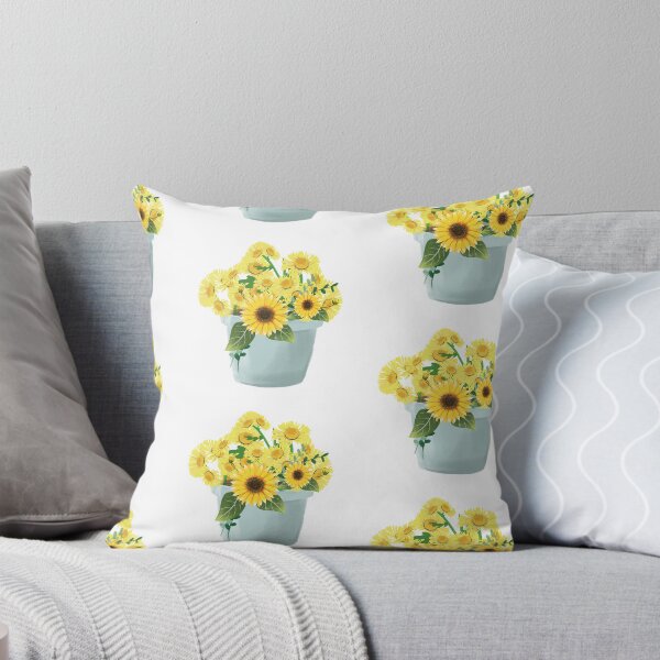 Item preview, Sunflower Painted Watercolor Floral Colorful Bouquet Design designed and sold by redbubbleart18.