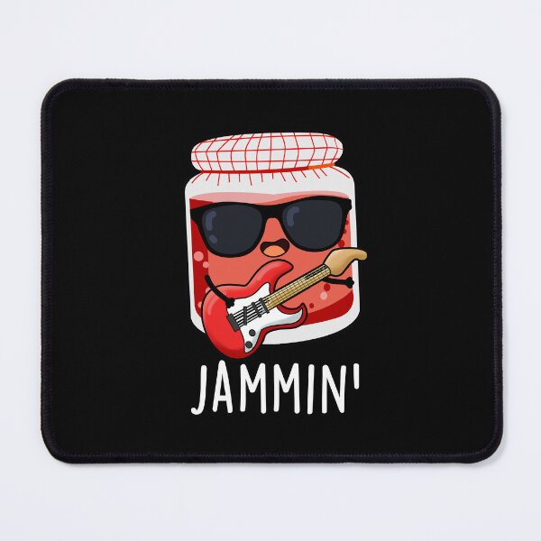 Item preview, Jammin Rocker Funny Jam Puns (Dark BG) designed and sold by punnybone.