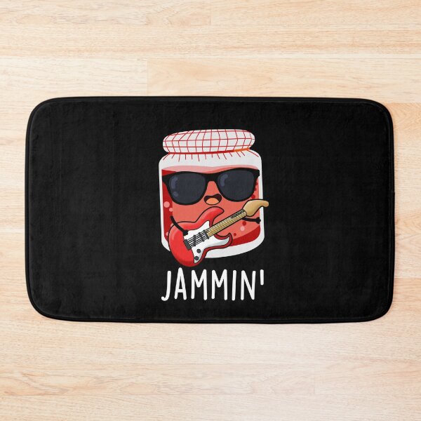 Item preview, Jammin Rocker Funny Jam Puns (Dark BG) designed and sold by punnybone.
