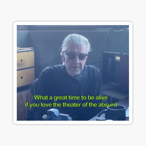 Aperçu de l'œuvre david lynch théâtre de l'absurde créée et vendue par pinkmansion.