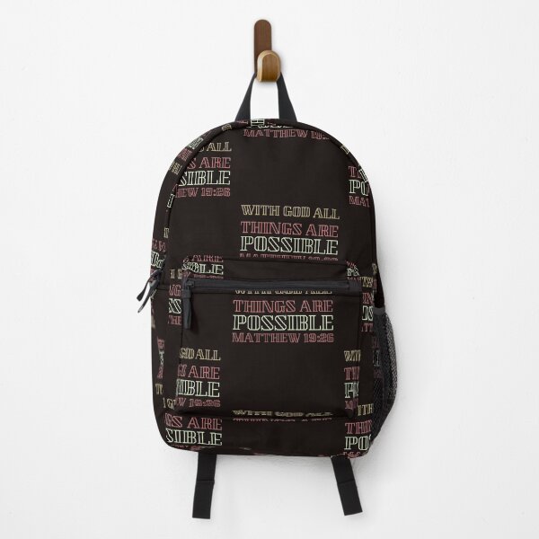 Item preview, With God All Things Are Possible Matthew 19:26 designed and sold by onlyscriptures.