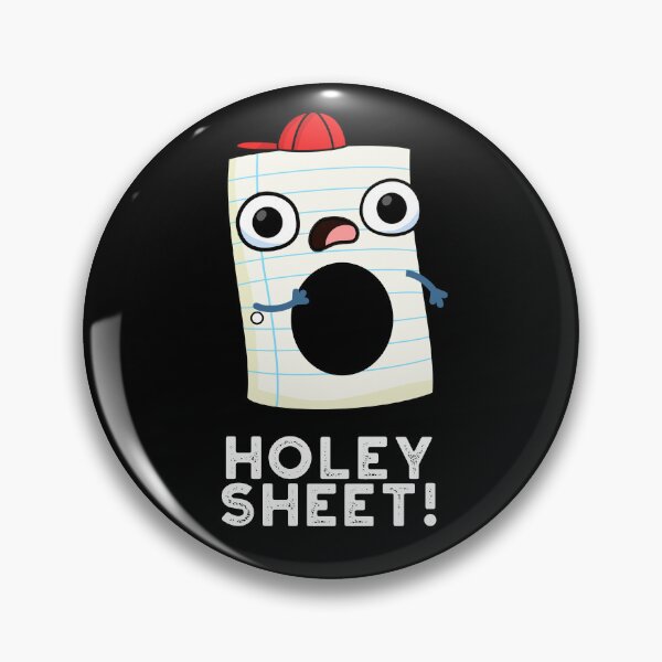 Item preview, Holey Sheet Funny Paper Puns (Dark BG) designed and sold by punnybone.