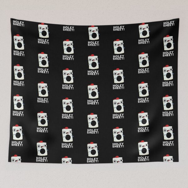 Item preview, Holey Sheet Funny Paper Puns (Dark BG) designed and sold by punnybone.