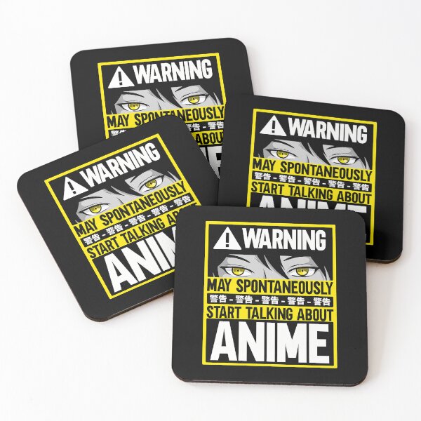 Item preview, Warning May Spontaneously Start Talking About Anime designed and sold by Earthshaker-art.