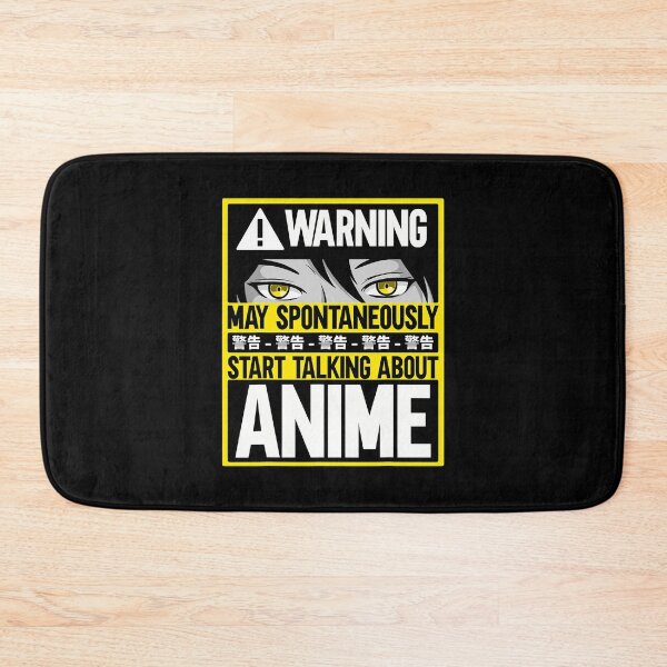 Item preview, Warning May Spontaneously Start Talking About Anime designed and sold by Earthshaker-art.
