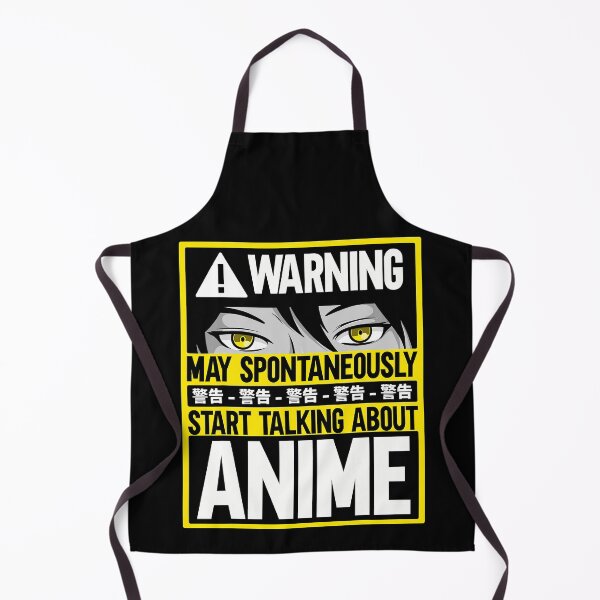 Item preview, Warning May Spontaneously Start Talking About Anime designed and sold by Earthshaker-art.