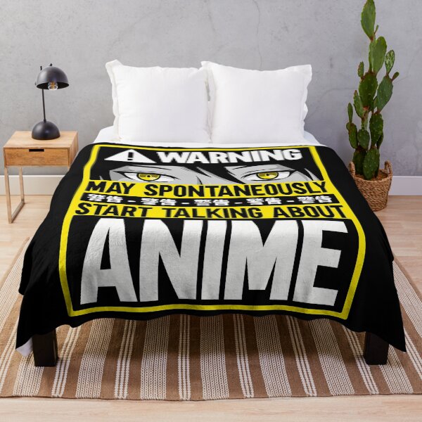 Item preview, Warning May Spontaneously Start Talking About Anime designed and sold by Earthshaker-art.