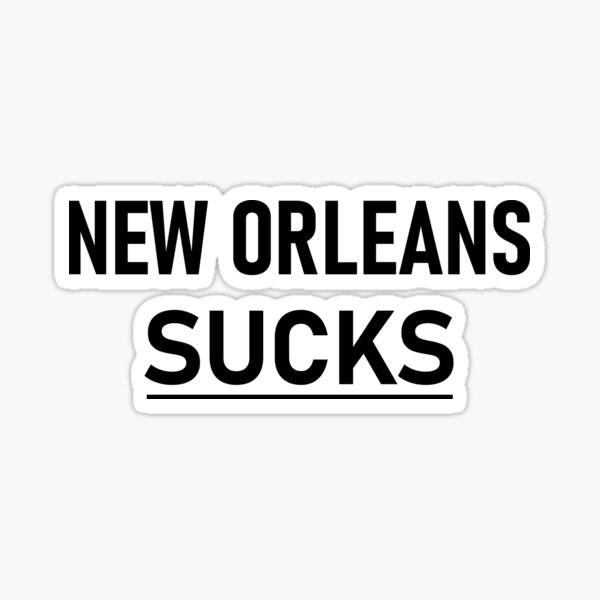 Falcons Suck Sticker  New Orleans Graphic Fashion Tees and Gifts