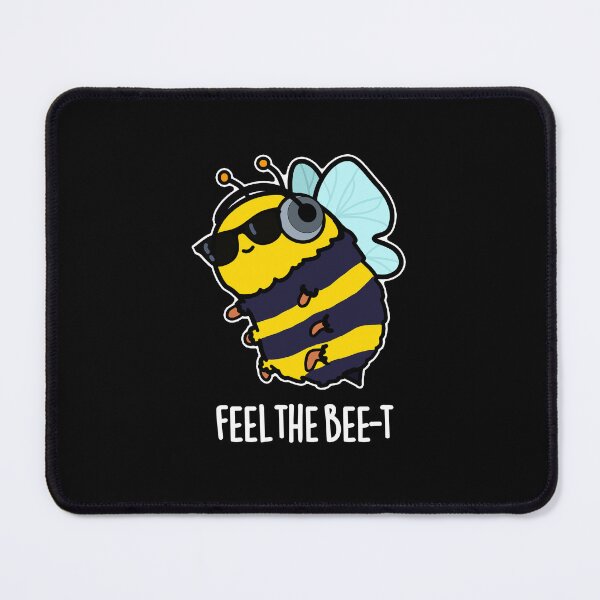 Item preview, Feel The Bee-t Funny Bee Puns (Dark BG) designed and sold by punnybone.