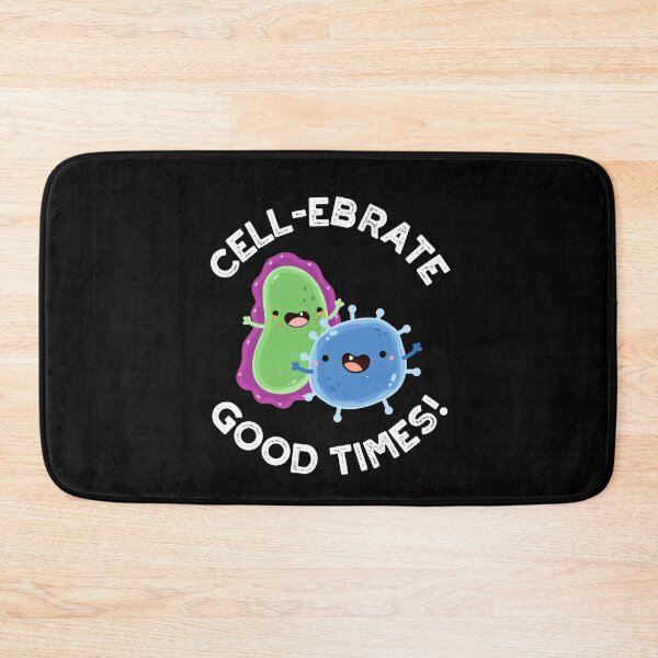 Item preview, Cell-ebrate Good Times Funny Bacteria Puns (Dark BG) designed and sold by punnybone.