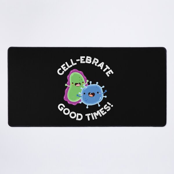 Item preview, Cell-ebrate Good Times Funny Bacteria Puns (Dark BG) designed and sold by punnybone.