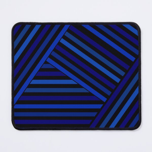 Item preview, Dark blue striped patchwork designed and sold by fuzzyfox.