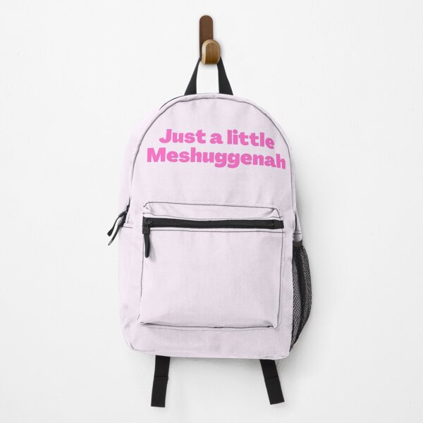 Item preview, Yiddish Meshuggenah pink designed and sold by NJGDesigns.