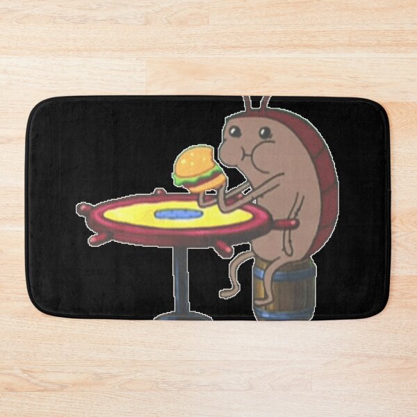 Item preview, Cockroach eating krabby patty  designed and sold by Sarailliams.