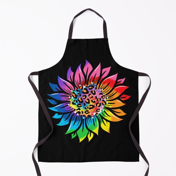 Item preview, Tie Dye Sunflower - Colorful Rainbow Sunflower mix Leopard designed and sold by MisPuHoney.
