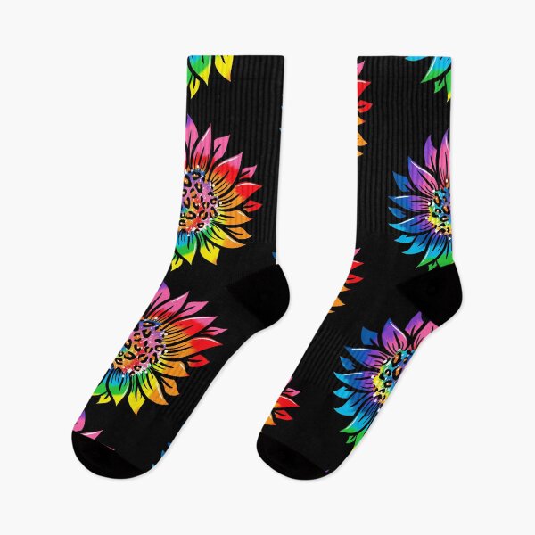 Item preview, Tie Dye Sunflower - Colorful Rainbow Sunflower mix Leopard designed and sold by MisPuHoney.