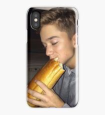 Daniel Seavey eating bread iPhone Case