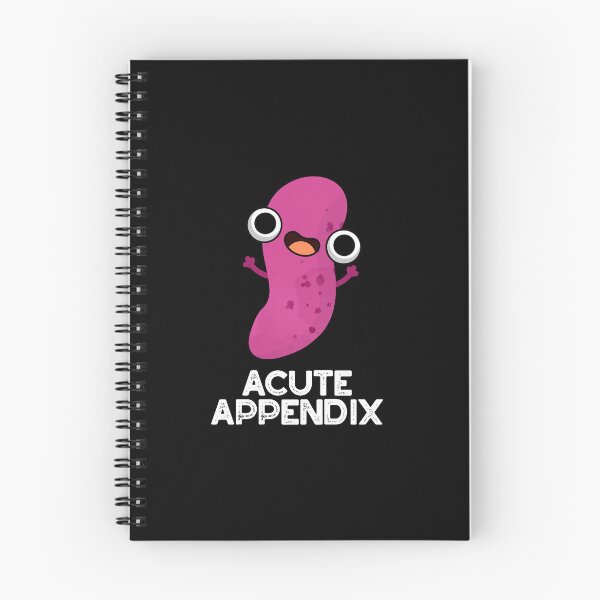 Item preview, Acute Appendix Funny Anatory Puns (Dark BG) designed and sold by punnybone.