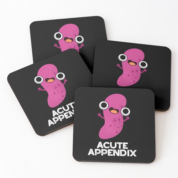 Item preview, Acute Appendix Funny Anatory Puns (Dark BG) designed and sold by punnybone.