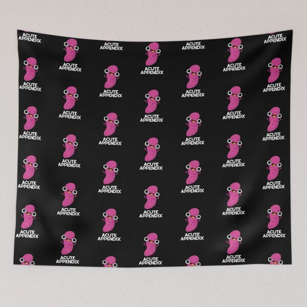 Item preview, Acute Appendix Funny Anatory Puns (Dark BG) designed and sold by punnybone.