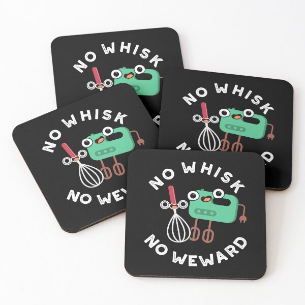 Item preview, No Whisk No Weward Funny Baking Puns (Dark BG) designed and sold by punnybone.