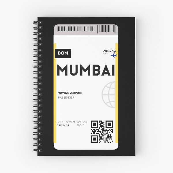 Item preview, Bombay Flight Ticket Boarding Pass Travel designed and sold by marveloso.